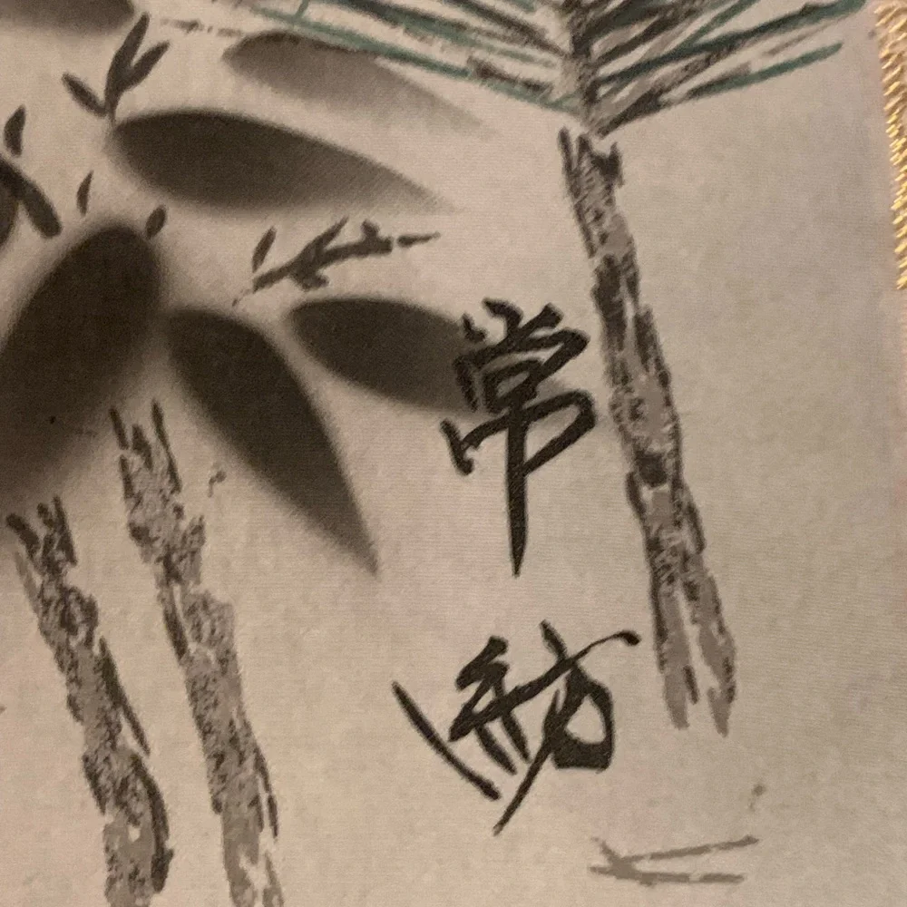 Japanese Hanging Scroll Crane Wall hanging Decoration
